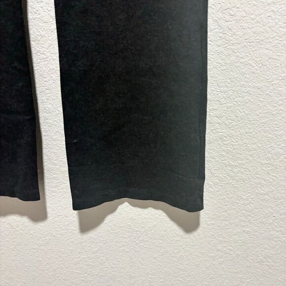 Betabrand Mid Rise Flat Front Slash Pocket Pant Large Black Chino Straight Leg - Picture 4 of 8